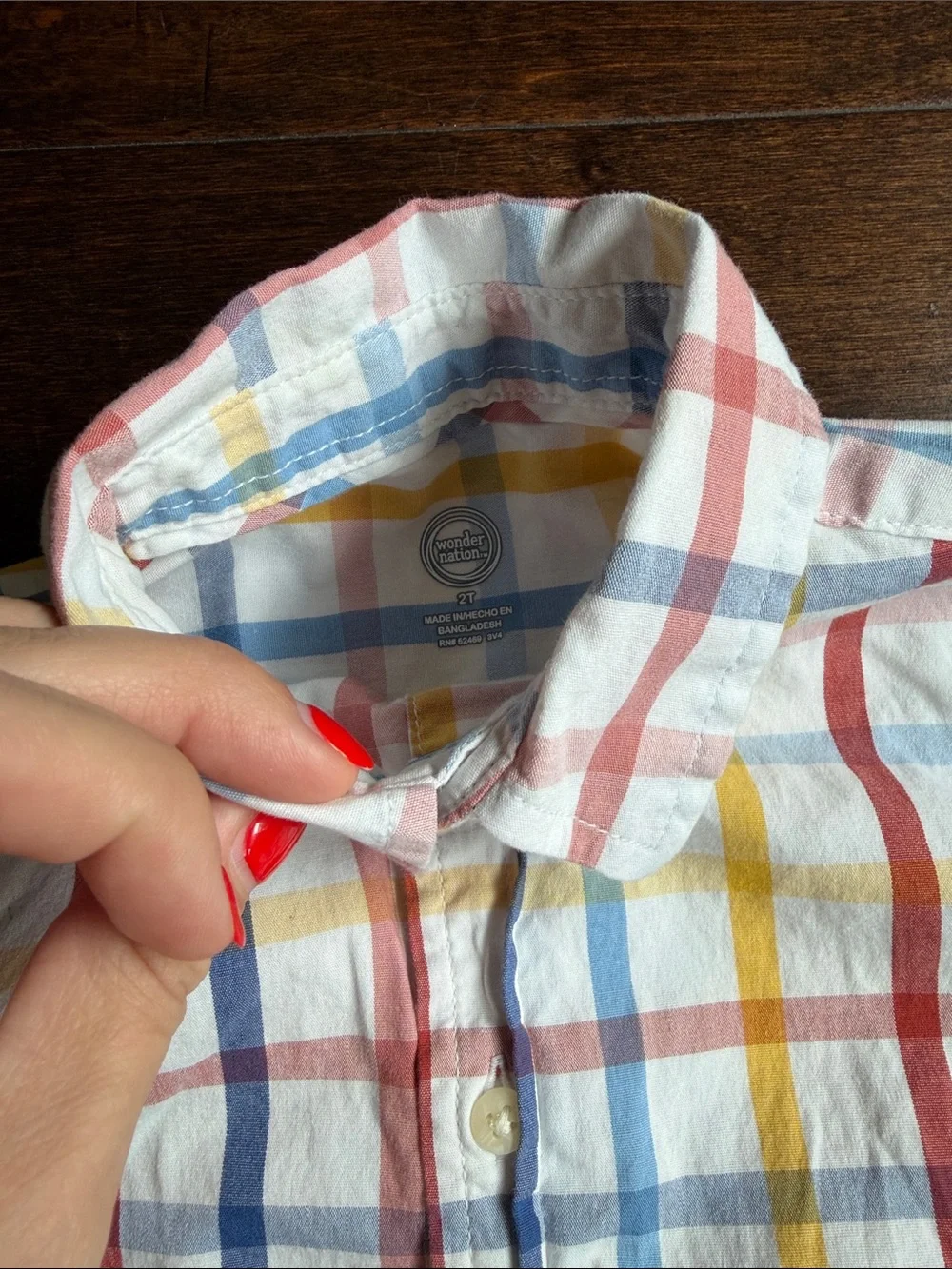 24M Kids Orange & Gray Critter Hoodie & 2T Plaid Button Down